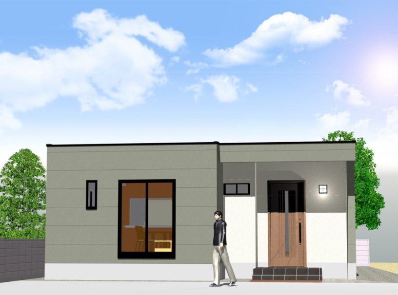 沖洲　ZEH水準省エネ適合新築平屋住宅　3ＬＤＫ＋SC+WIC